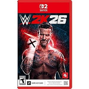 $34.99 | WWE 2K26 (Nintendo Switch 2) at Amazon